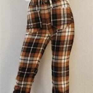 BNWT Adorable Free People Plaid pants Size XS
